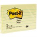 3M Post-it 635 Lined Canary Yellow 3inx5in